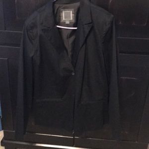 Black two button blazer